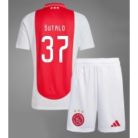 Ajax Josip Sutalo #37 Hjemmedraktsett Barn 2024-25 Kortermet (+ Korte bukser)